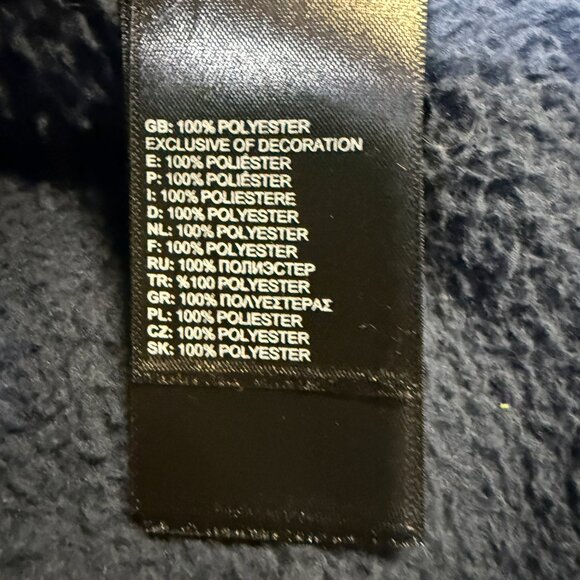 The North Face Campshire Fleece XXL Navy Purple 1/4 Zip EUC - Picture 7 of 12